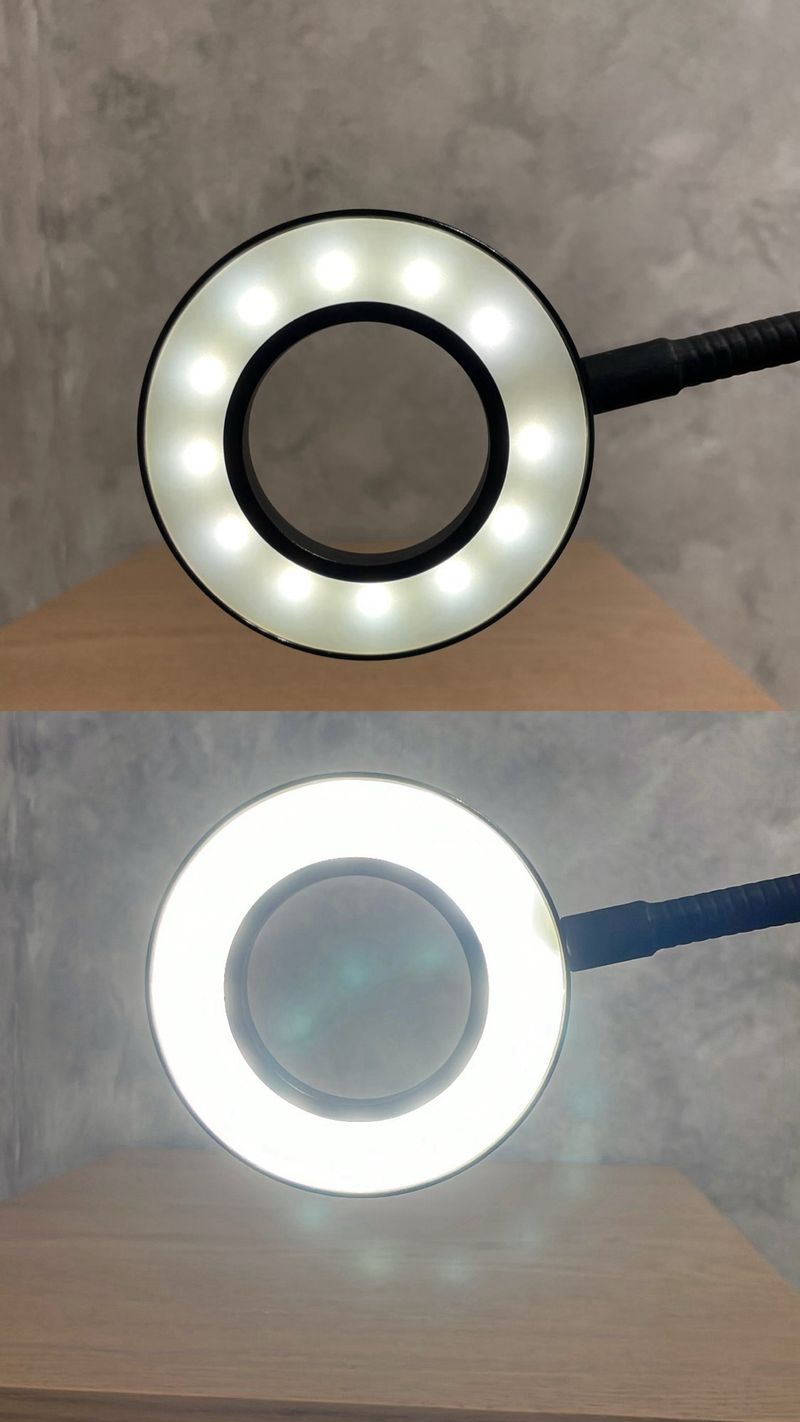 Soporte Móvil Aro Luz Flexible Pinza afbeelding 4