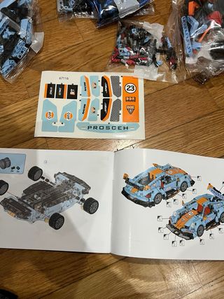 Kit Construção Carro 529 Peças 1:18 Blocos