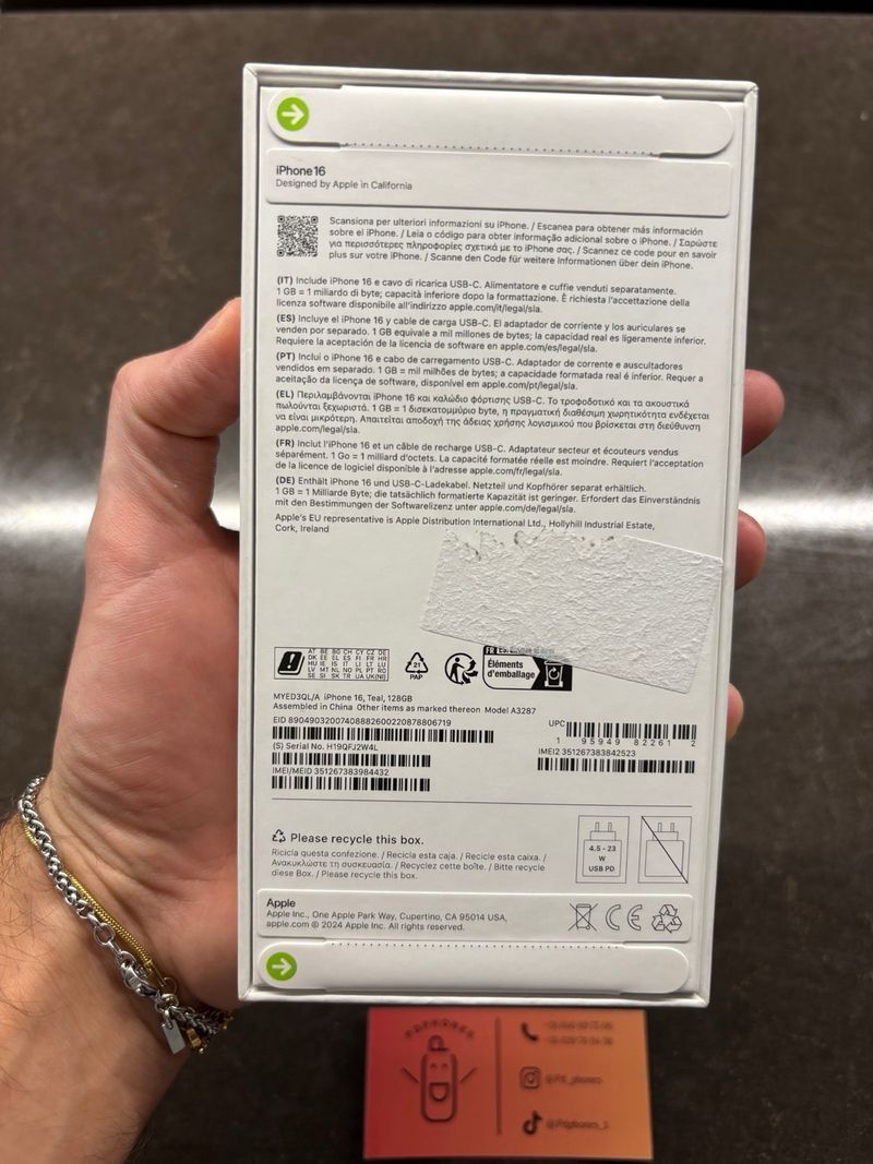 iPhone 16 PRECINTADO NEGOCIABLE afbeelding 3