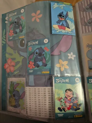 Álbum Stitch Disney Panini con Cartas