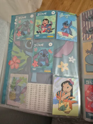 Álbum Stitch Disney Panini con Cartas