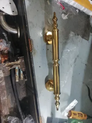 Juego Manillones Latón Pulido 358mm