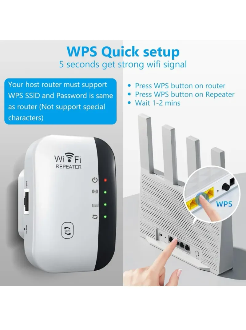 Repetidor WiFi 300Mbps 2.4Ghz afbeelding 5