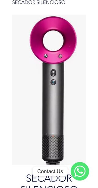 Secador de pelo Silencioso rosa nuevo