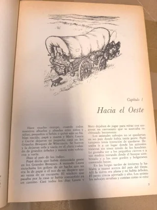 Libro La Casa de la Pradera. Hacia el oeste