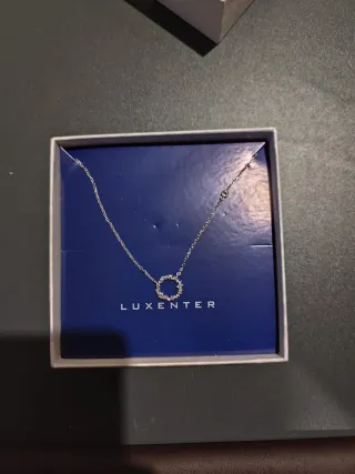 Collar LUXENTER Plata Aro Circonitas