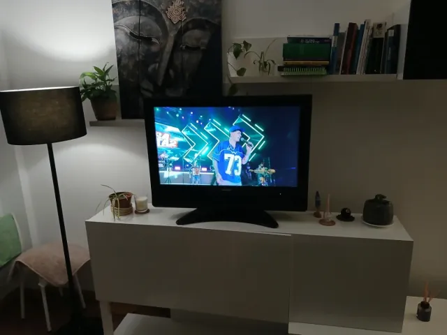 Televisor Sharp Negro con control