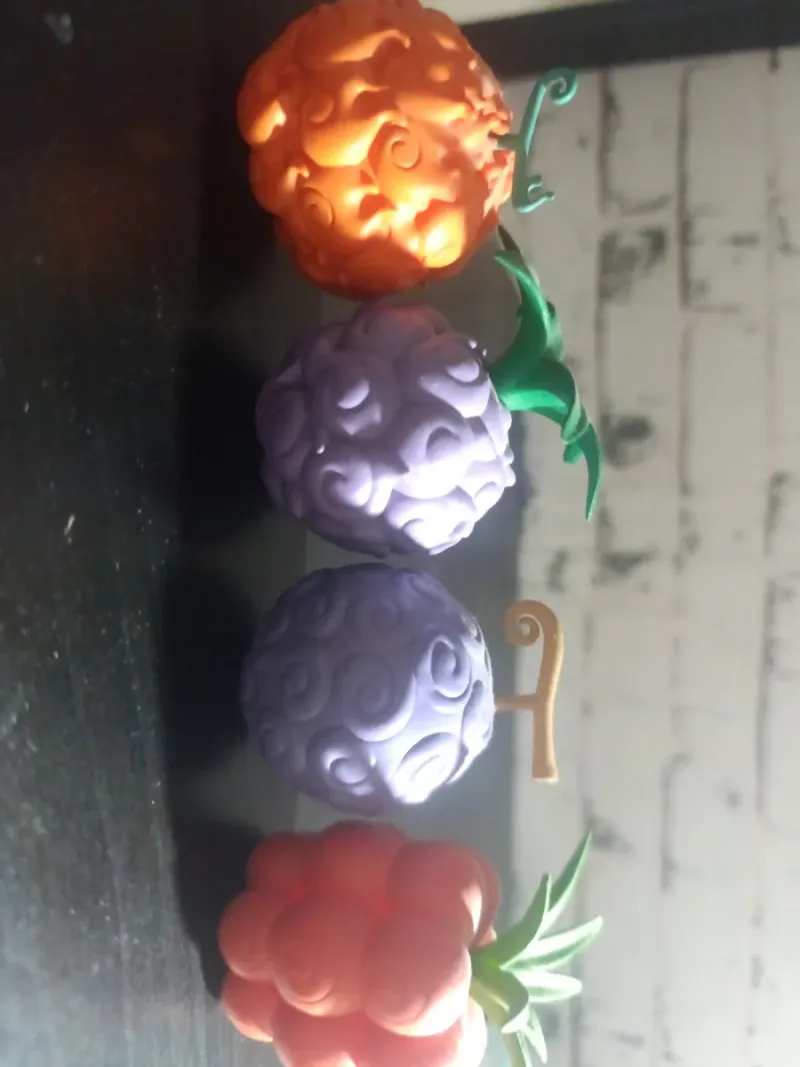 Set 4 Frutas del Diablo One Piece