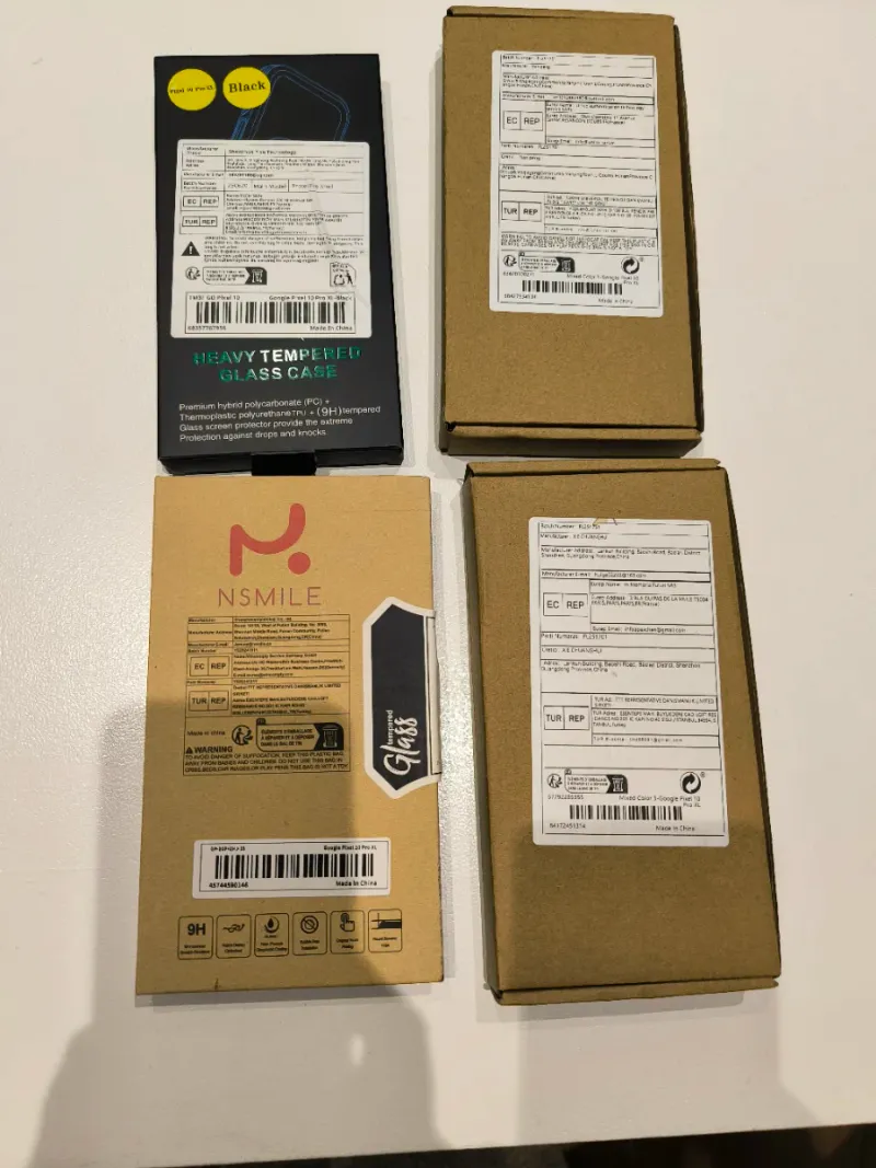 Lote carcasas y protectores para Pixel 10 pro XL