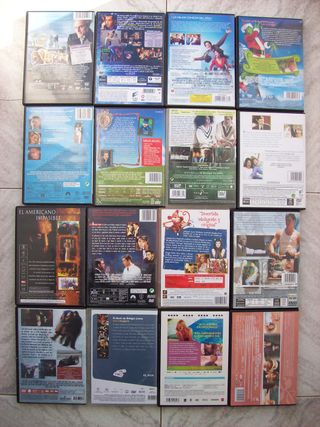 Lote 80 DVD Jim Carey Mel Gibson Nicola Gace