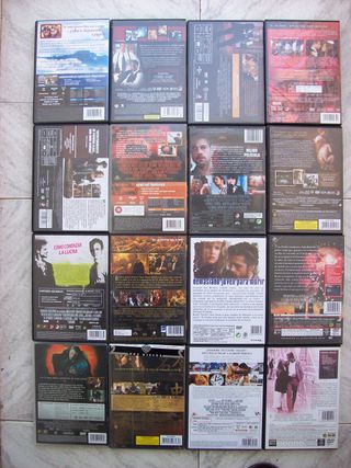 Lote 80 DVD Jim Carey Mel Gibson Nicola Gace