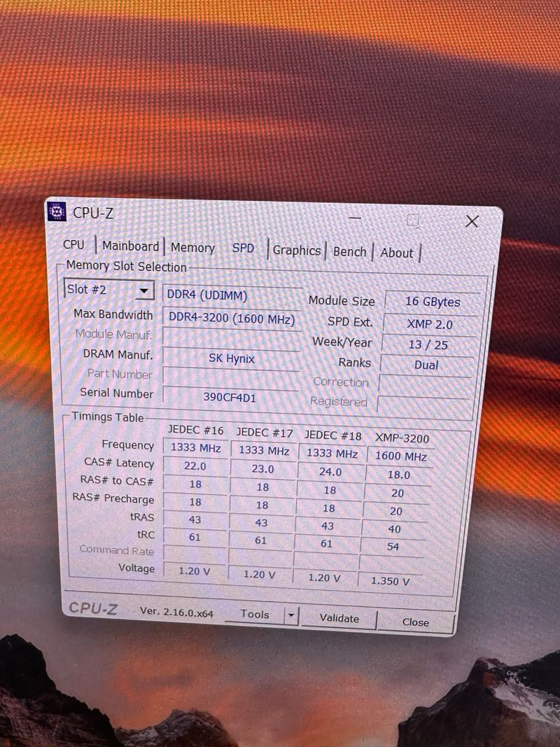 32GB (2x16) DDR4 3200MHz Bestoss afbeelding 4