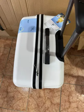 Juego 3 Maletas Polipropileno Blancas