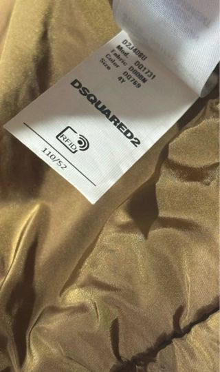 Chaleco niño Dsquared2 marrón