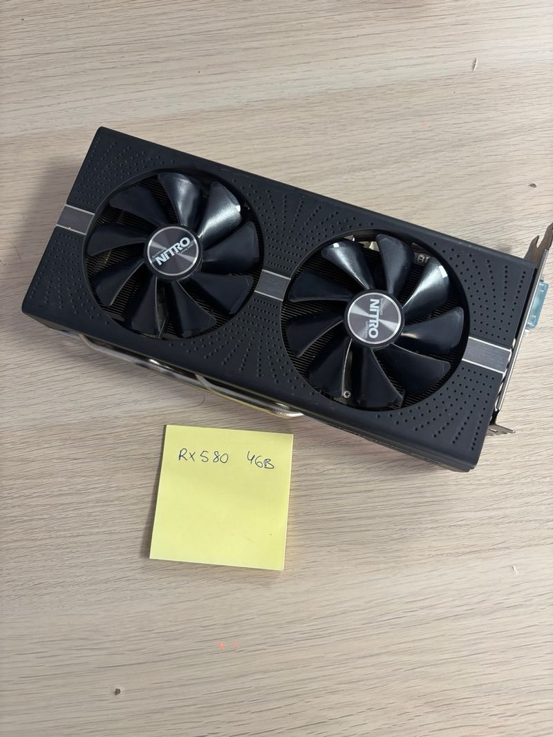 Targeta grafica Sapphire Nitro RX580 4gb