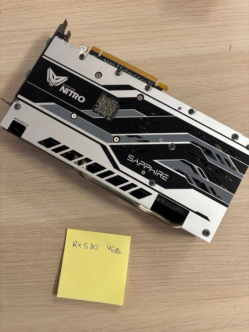 Targeta grafica Sapphire Nitro RX580 4gb afbeelding 2