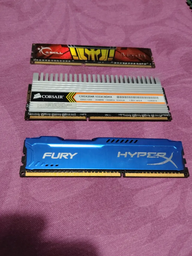Lotes de Memoria RAM Corsair, G.Skill, HyperX