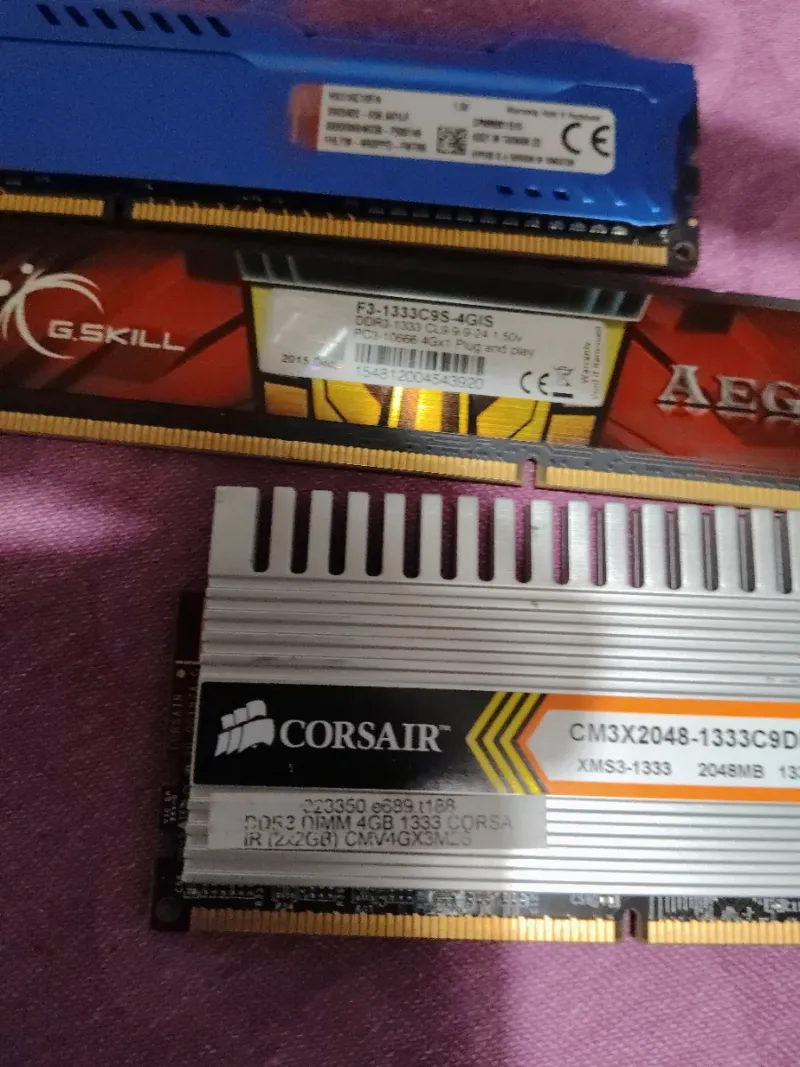 Lotes de Memoria RAM Corsair, G.Skill, HyperX afbeelding 2