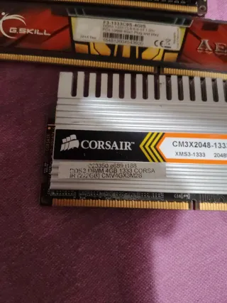 Lotes de Memoria RAM Corsair, G.Skill, HyperX