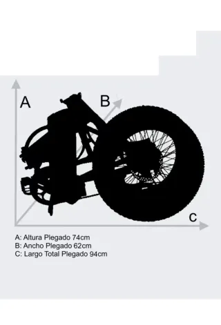 Bicicleta Eléctrica Tucano Monster HB Plegable