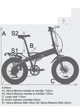 Bicicleta Eléctrica Tucano Monster HB Plegable