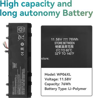 Batteria KYUER WP06XL per HP EliteBook 860 865 16