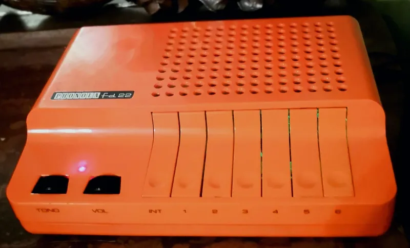 Radio Phonola FD 22 Filodiffusore de los años 70 con Bluetooth afbeelding 2