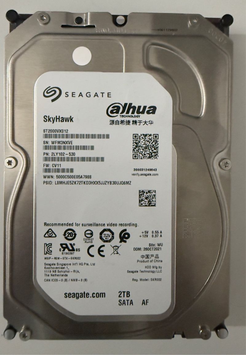 Disco Duro Seagate SkyHawk 2TB