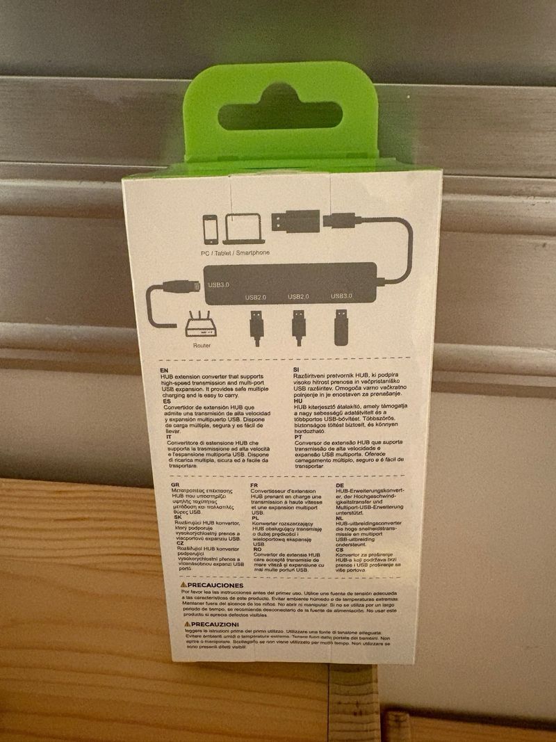 Convertidor Hub 4 en 1 Aome USB-C afbeelding 2
