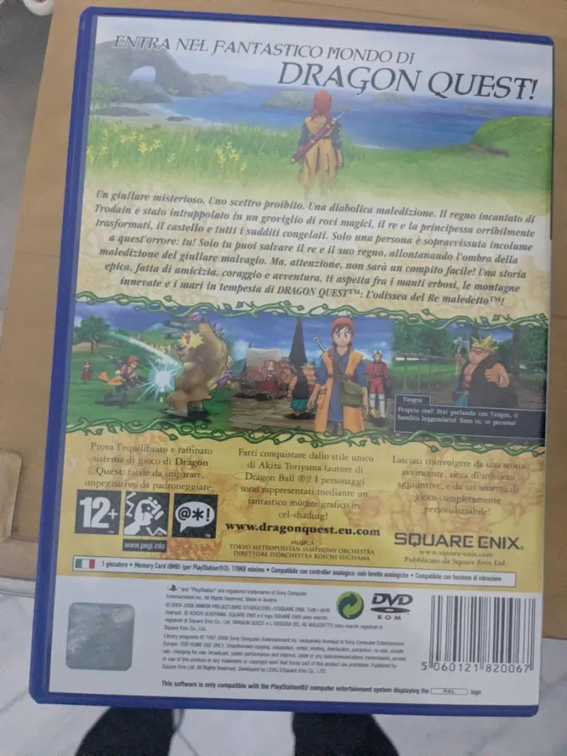 Dragon Quest VIII: La Odisea del Rey Maldito PS2 afbeelding 2