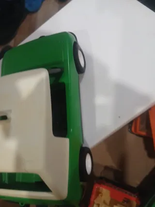 Coche playmobil Verde y  blanco
