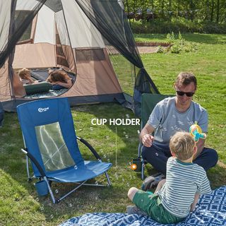 Silla Camping Plegable Tela Transpirable