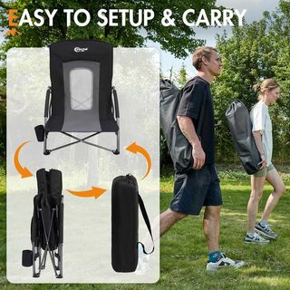 Silla Camping Plegable Tela Transpirable