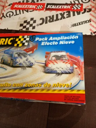 Scalextric Pack Ampliación Efecto Nieve hielo