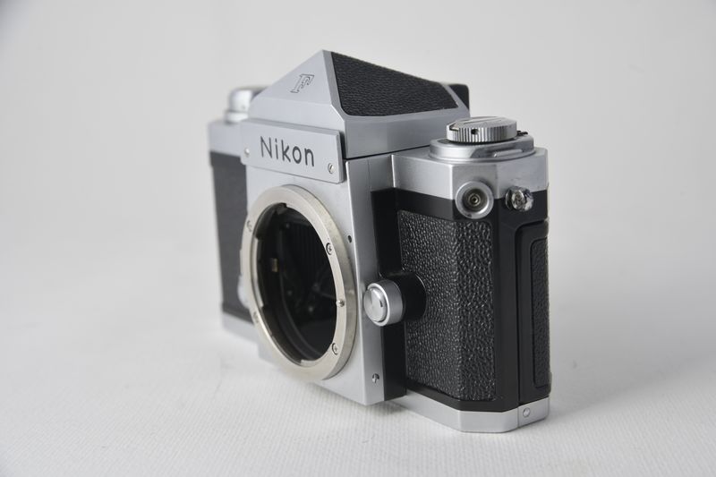Nikon F Apollo cuerpo plateado como nuevo afbeelding 3