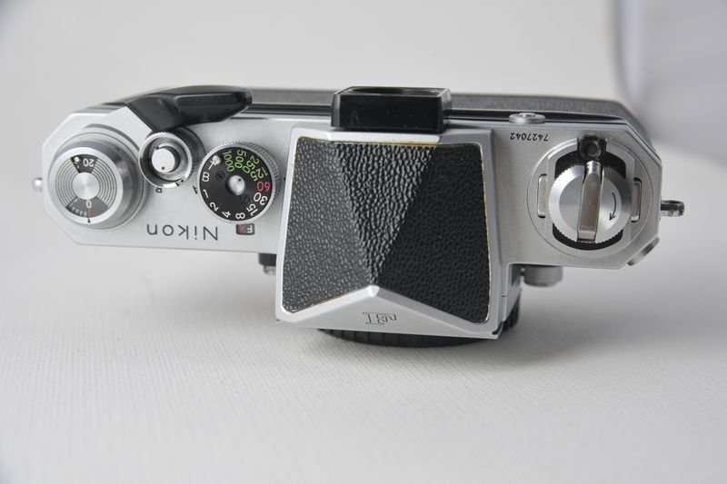 Nikon F Apollo cuerpo plateado como nuevo afbeelding 7