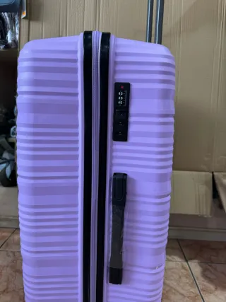 Juego 3 Maletas Polipropileno Morado