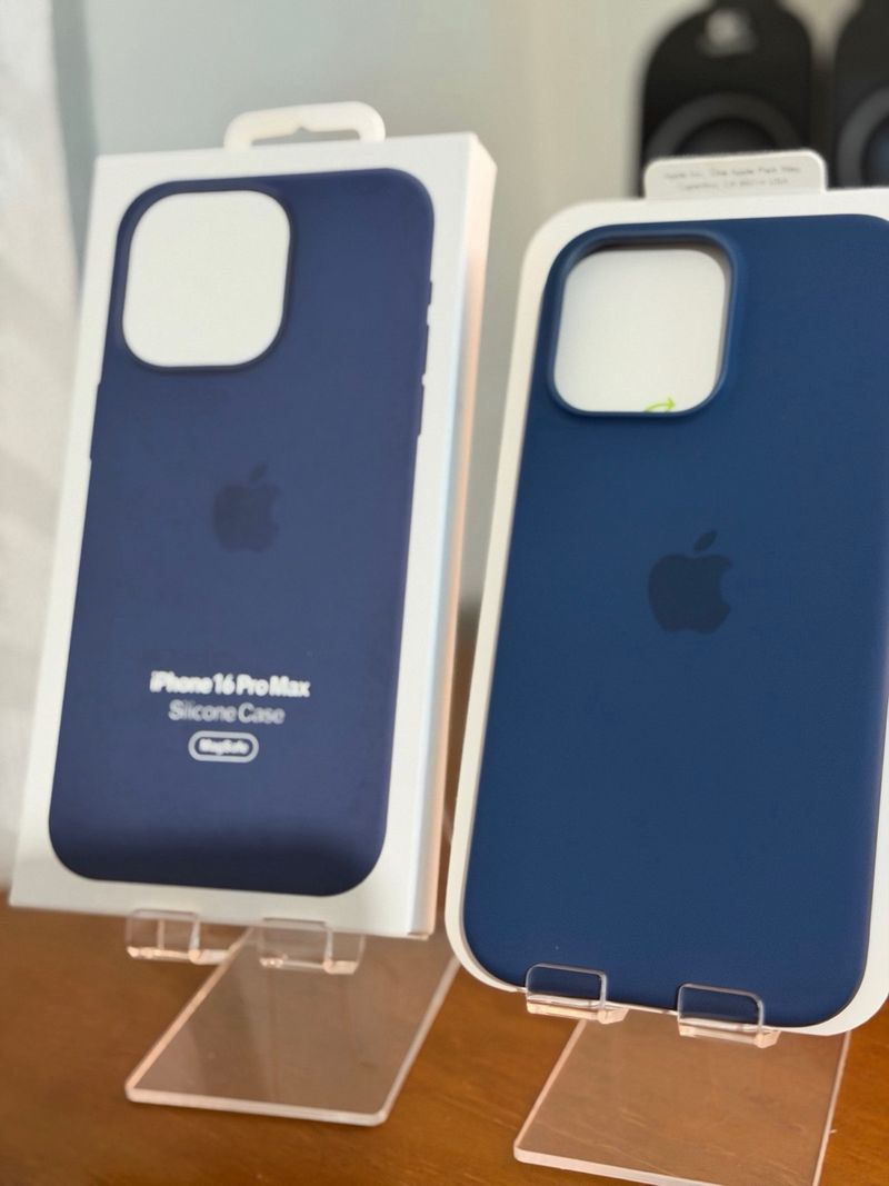 Funda de silicona para iPhone 16 Pro Max Denim afbeelding 3