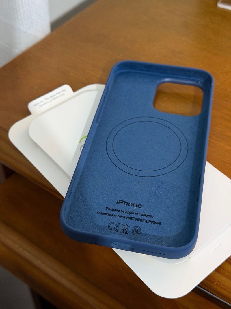 Funda de silicona para iPhone 16 Pro Max Denim afbeelding 5