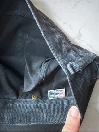 Jeans Levi'501, colore nero Washed, W36 L36