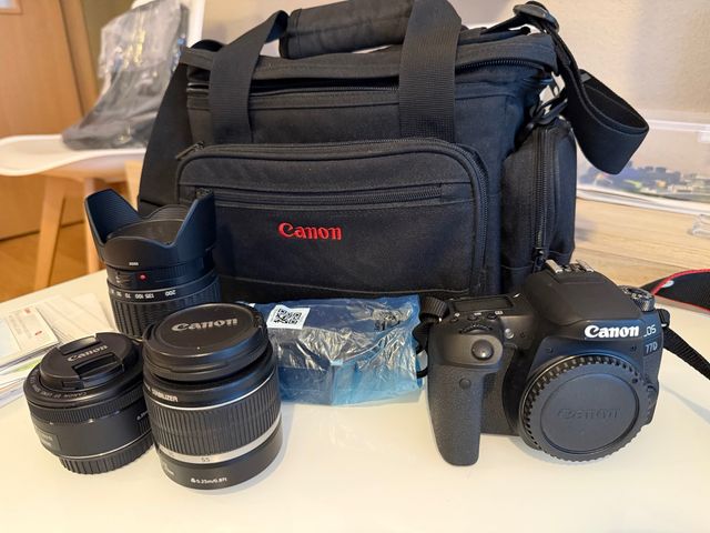 Canon EOS 77D Cámara DSLR Negra