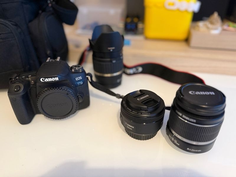 Canon EOS 77D Cámara DSLR Negra afbeelding 2
