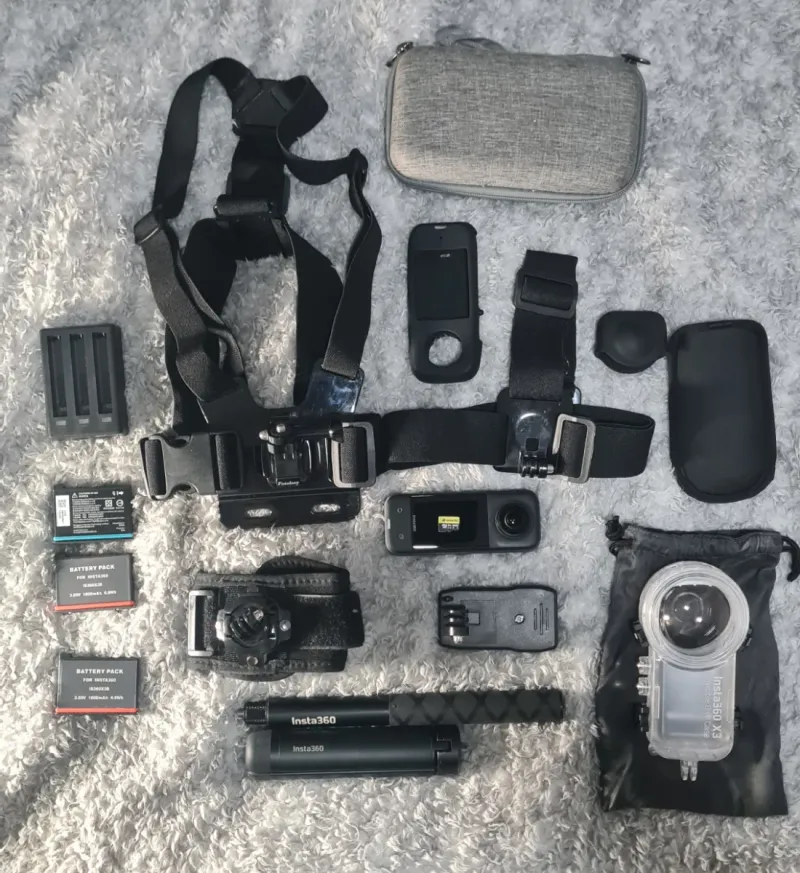 MEGA-PACK INSTA360 X3 - KIT COMPLETO AVENTURA afbeelding 8