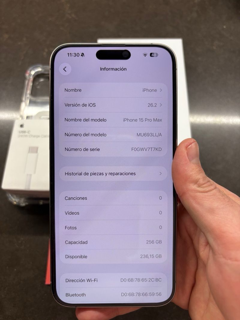 iPhone 15 PRO MAX 256GB NUEVO NEGOCIABLE afbeelding 3