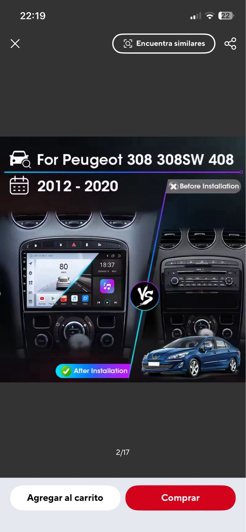 Radio para coche Android afbeelding 4