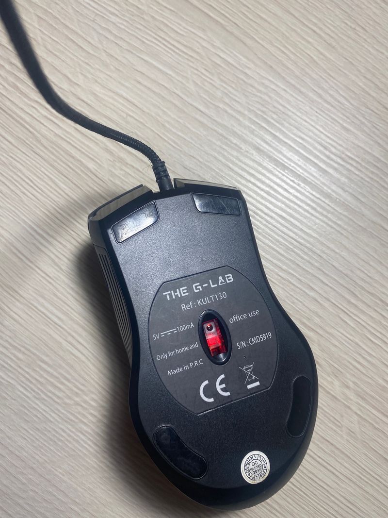 Ratón Gaming The Lab Negro afbeelding 4