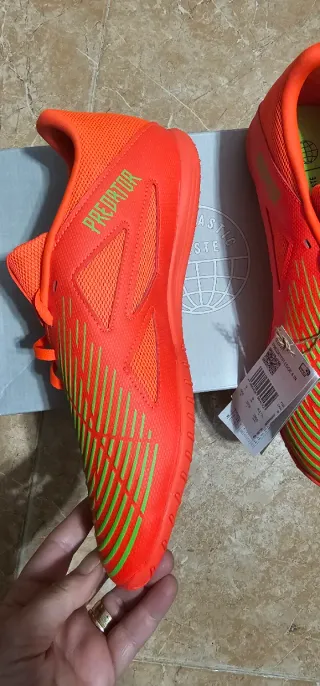 Adidas Predator Botas Fútbol Naranja/Verde