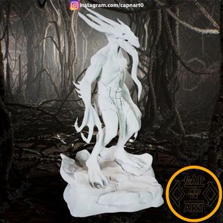 Figura Monstruo Morado con Base