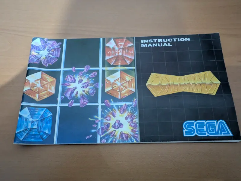Manual Columns – Sega Mega Drive | Original