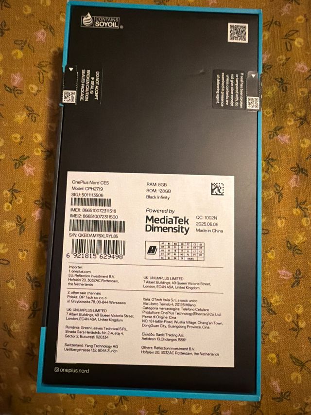 OnePlus Nord CE5 128GB Negro